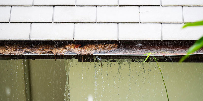 KR-Roofing-Guttering Blocked guttering
